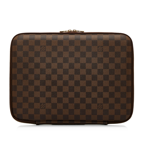 LOUIS VUITTON Damier Ebene Horizon Laptop Sleeve Business Bag